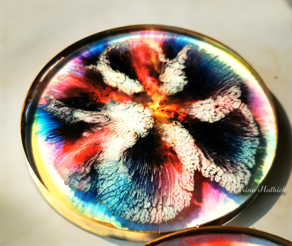 Untersetzer Set mit Halter